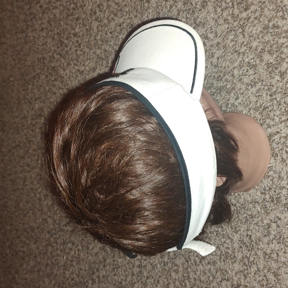 Las Vegas Sin City Unisex White Visor Adjustable OSFM - Picture 7 of 9